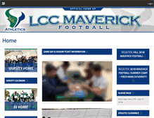 Tablet Screenshot of lccfootball.com